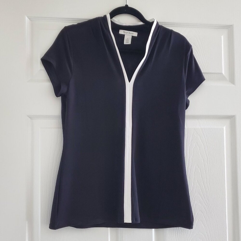 White House Black Market Women Shirt Blouse Top Size Medium